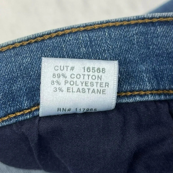 J Brand Jeans Women's Sz 30 Blue Skinny Stretch Medium Wash Denim 5 Pocket Ankle - Picture 9 of 12